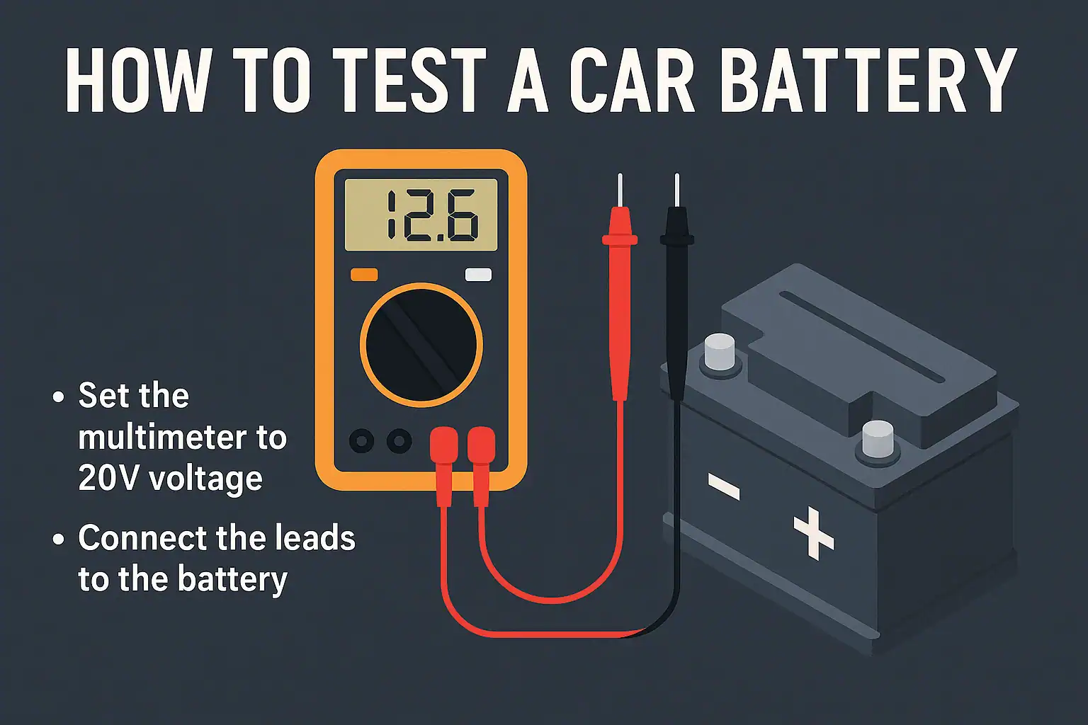 When to Replace Your Car Battery: Key Signs & Tips 3 how to test car battery guide