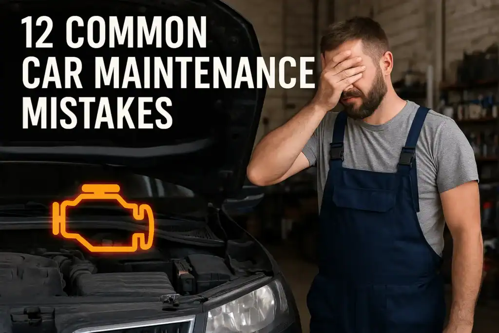 12 Common Car Maintenance Mistakes (And How to Avoid Them) 1 man doing face palm because of car maintenance mistakes