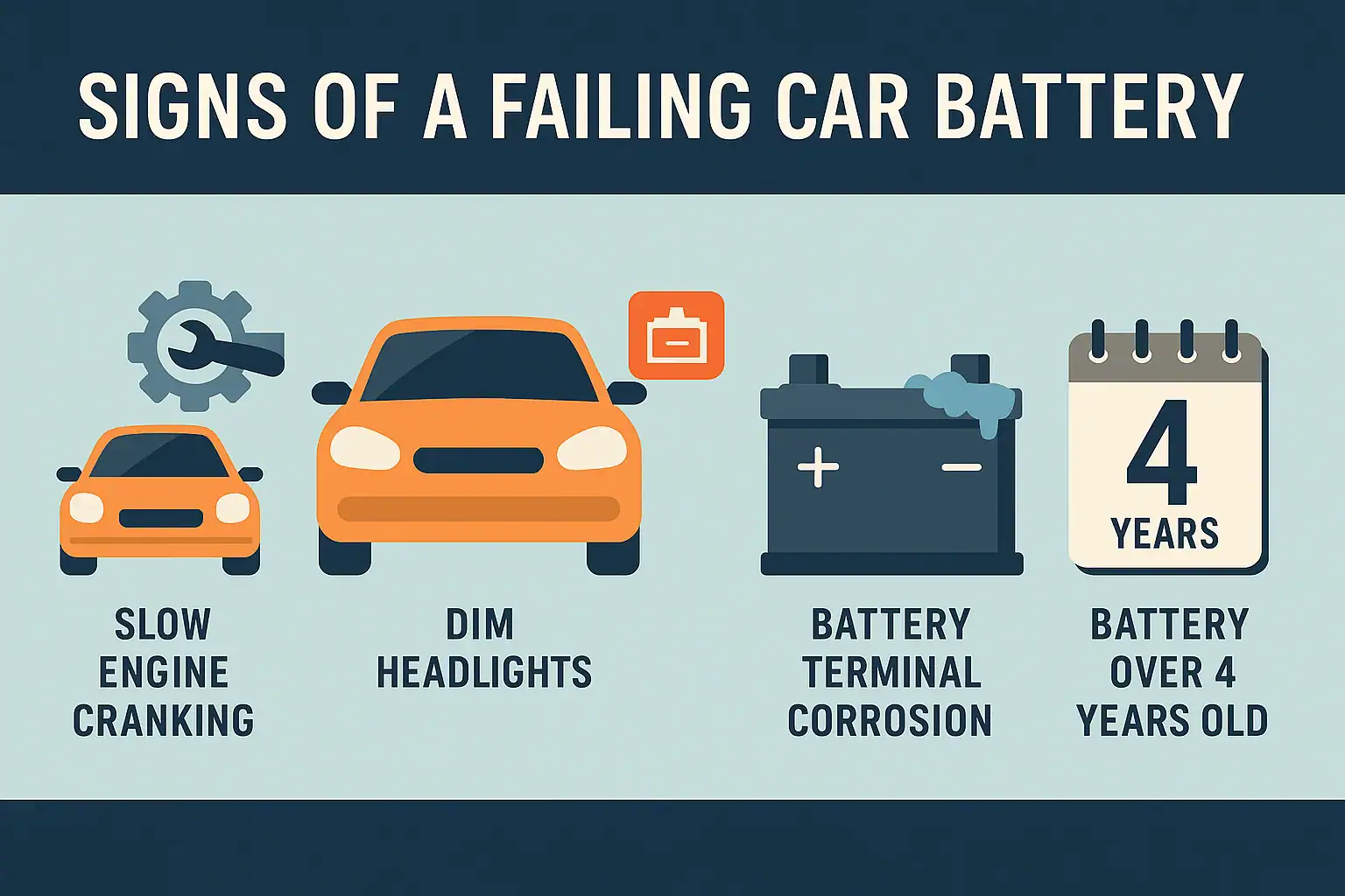 When to Replace Your Car Battery: Key Signs & Tips 2 signs of failing car battery